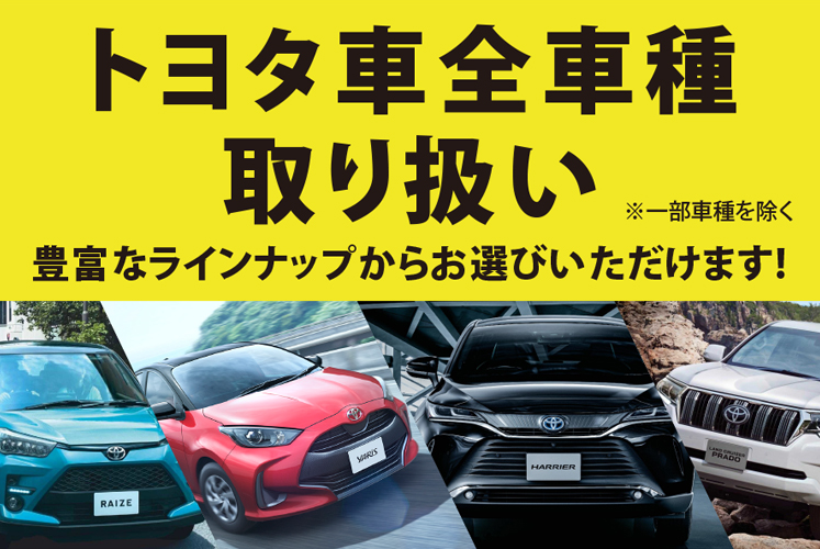 新車種取り扱いスタート ネッツトヨタ熊本