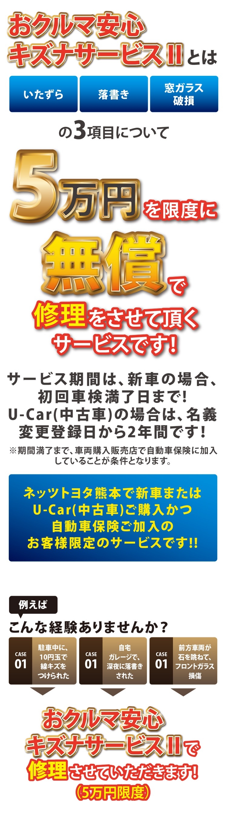 おクルマ安心キズナサービス ネッツトヨタ熊本 おクルマ安心キズナサービス ネッツトヨタ熊本