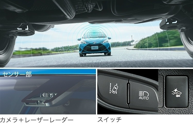 Toyota Safety Sense（衝突回避支援パッケージ）_3つの先進安全機能でドライバーをサポート
